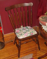 Typical Western wooden chair